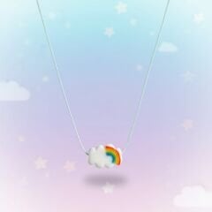 Handmade Porselen Bulut figürlü Kadın Kolye | YUSSO