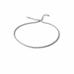 Kadın Gümüş Küp Çelik Kolye 316L