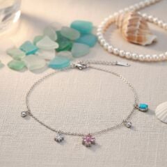 Kadın Gümüş Çelik Kolye 316L