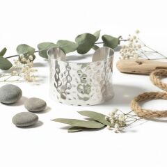 Kadın Gümüş Çelik Kelepçe 316L