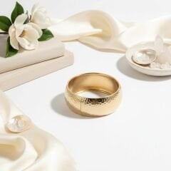 Kadın Gold Çelik Kelepçe 316L