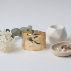 Kadın Gold Çelik Kelepçe 316L